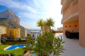 Beautiful seaside Apartment VASILISA with sea, Yacht Club & Roch of Ifach views in Calpe, Calpe
